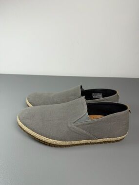 Patara Seeker Men’s Canvas Slip-On Shoes Gray Size 9 – Casual Comfort